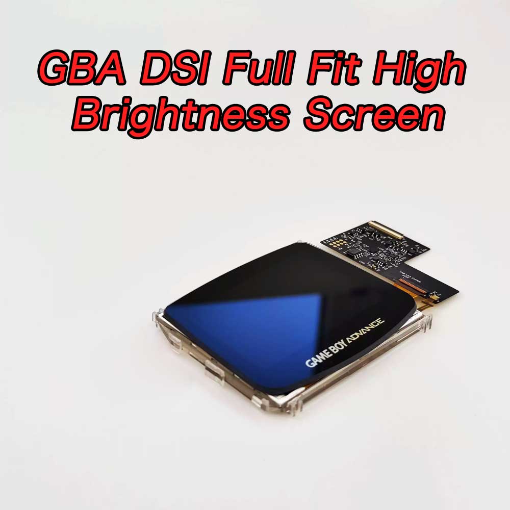 GBA Full Fit Backlight Modification Palm Screen Upgrade and Modification Service Point to Point Screen