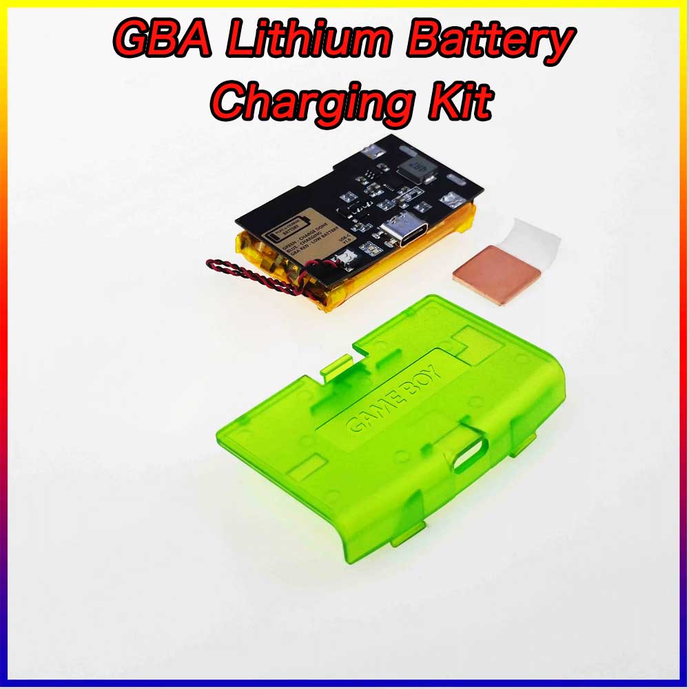 GBA Lithium Battery Backlight Handheld High Brightness Modification