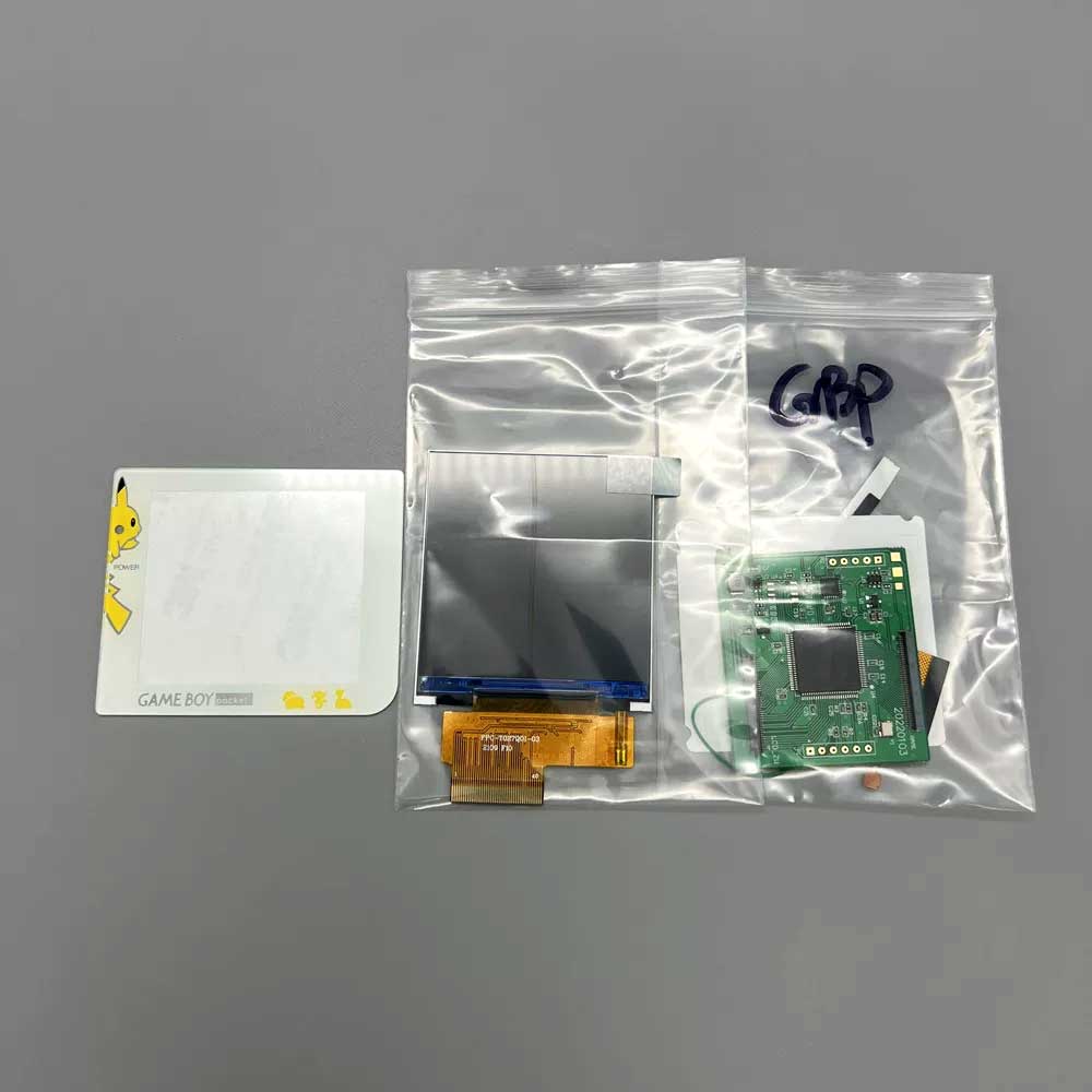 2.6-inch GBP IPS LCD screen with high brightness GBP original screen size, easy installation, gameboy pocket backlight