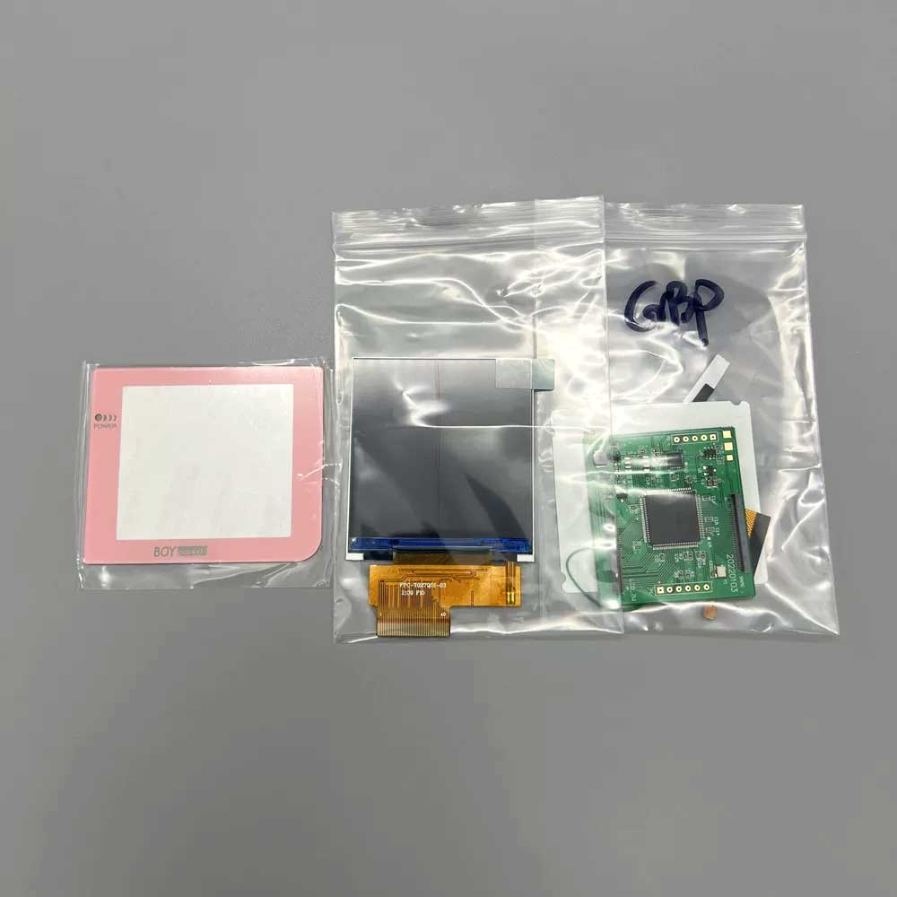 2.6-inch GBP IPS LCD screen with high brightness GBP original screen size, easy installation, gameboy pocket backlight