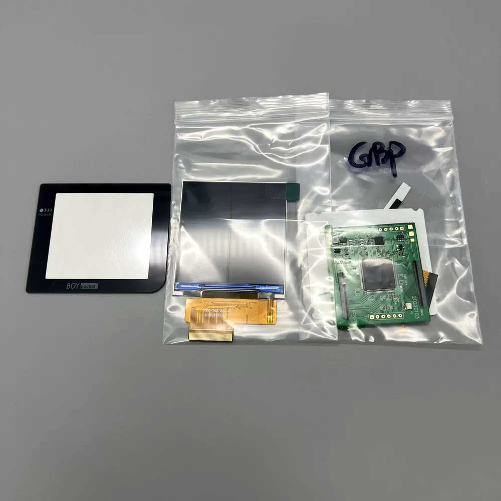 2.6-inch GBP IPS LCD screen with high brightness GBP original screen size, easy installation, gameboy pocket backlight