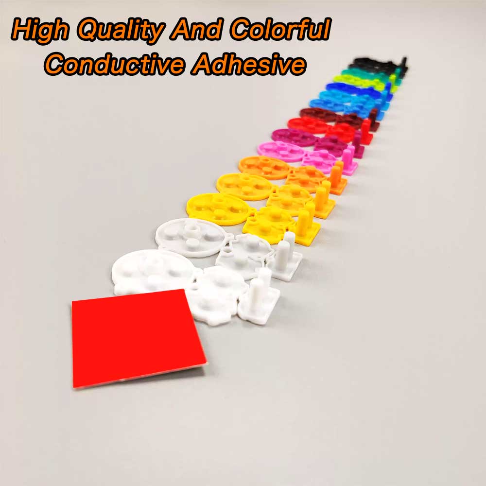 GBA Conductive Adhesive Button Collagen Pack Quality Digital Accessories GameBoy Color Change Button Multi Color