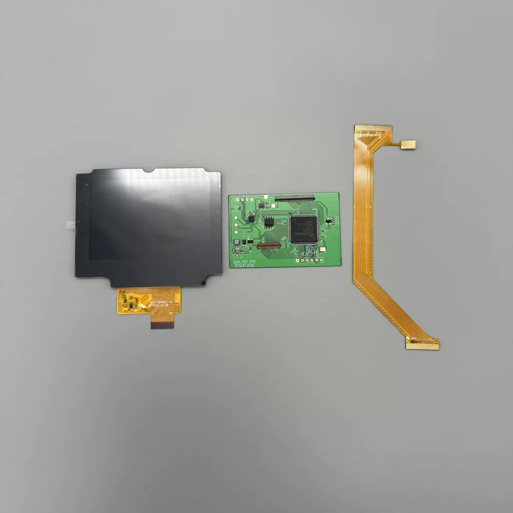 High brightness GBASP LCD screen IPS high-resolution original case, no need for shell cutting, supports analog B screen