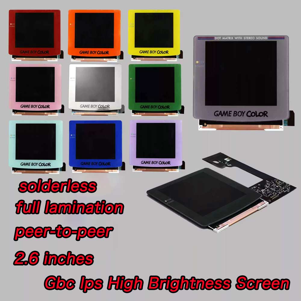 Gameboy Backlight Modification Kit High Brightness Full Fit Screen Special Accessories