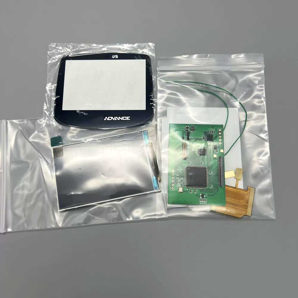 2022 3.0GBA high brightness GAMEBOY ADVANCE IPS LCD screen point-to-point display without shell cutting