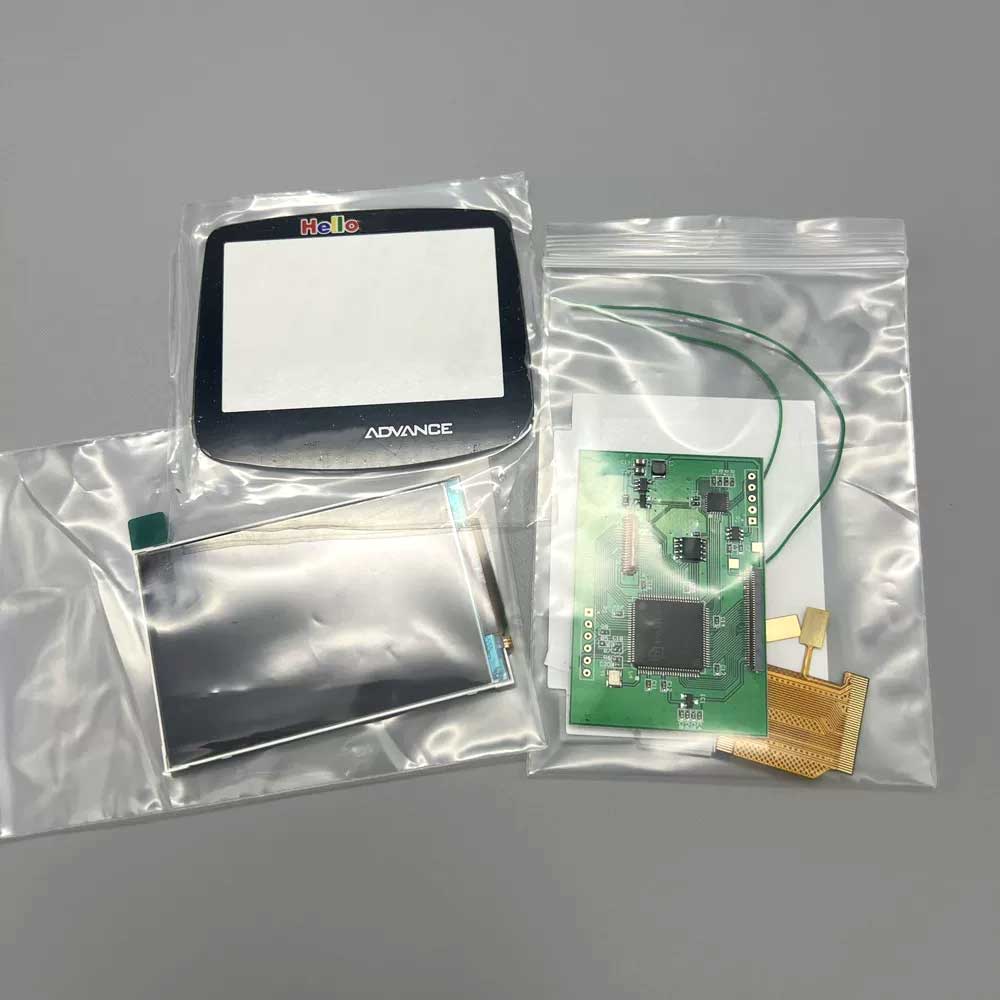 2022 3.0GBA high brightness GAMEBOY ADVANCE IPS LCD screen point-to-point display without shell cutting