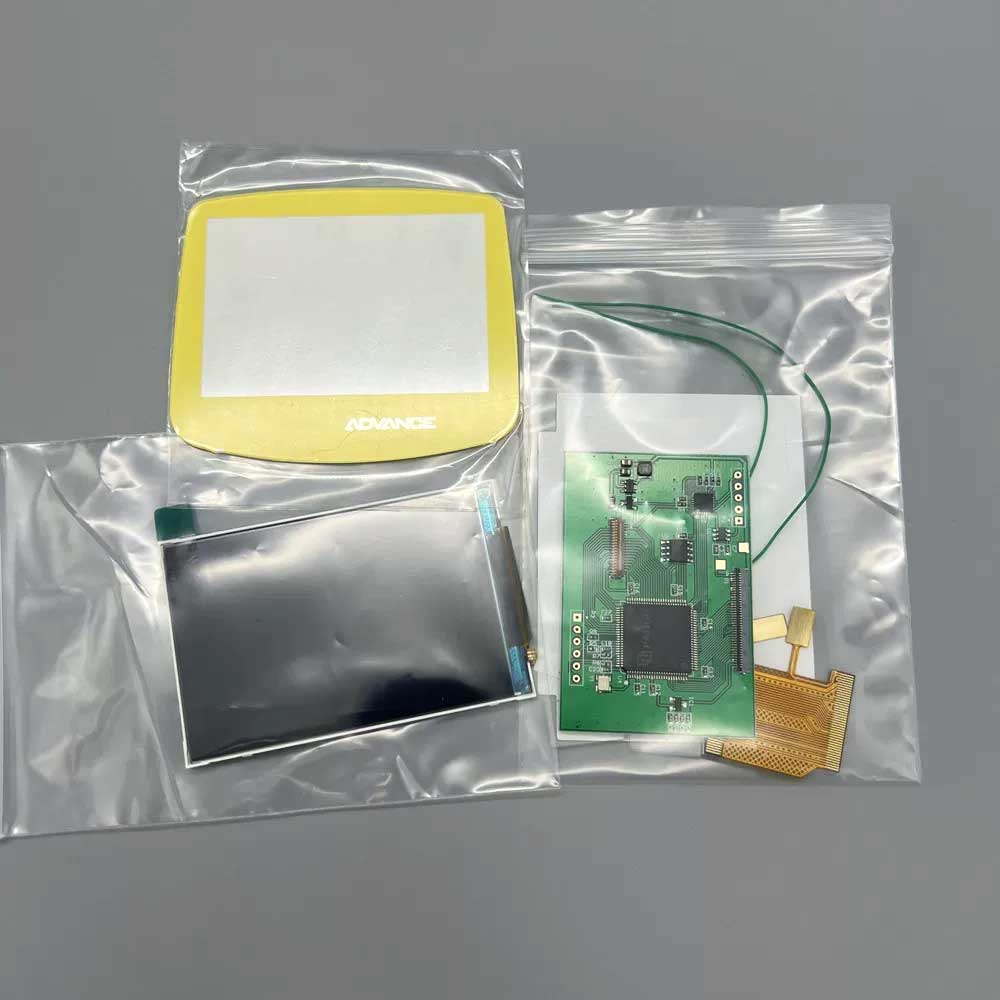 2022 3.0GBA high brightness GAMEBOY ADVANCE IPS LCD screen point-to-point display without shell cutting