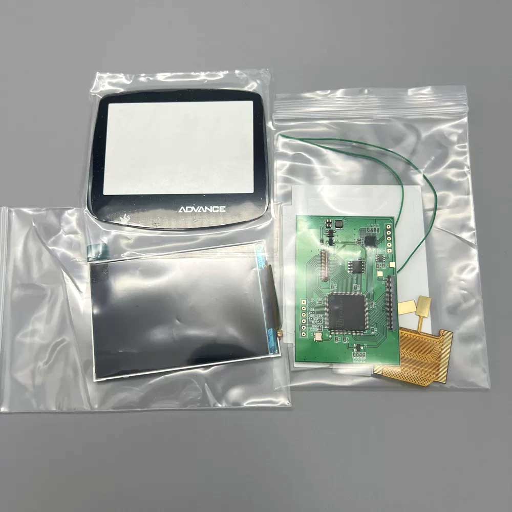 2022 3.0GBA high brightness GAMEBOY ADVANCE IPS LCD screen point-to-point display without shell cutting