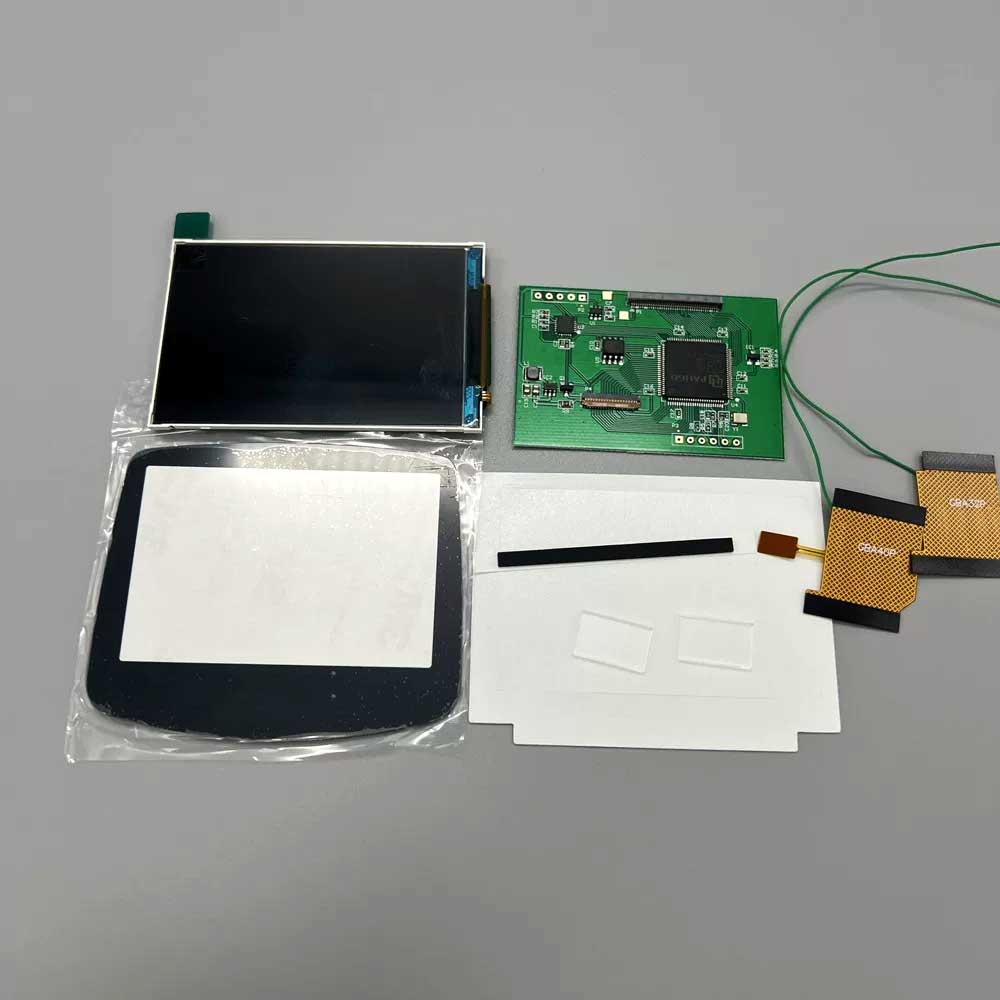2022 3.0GBA high brightness GAMEBOY ADVANCE IPS LCD screen point-to-point display without shell cutting