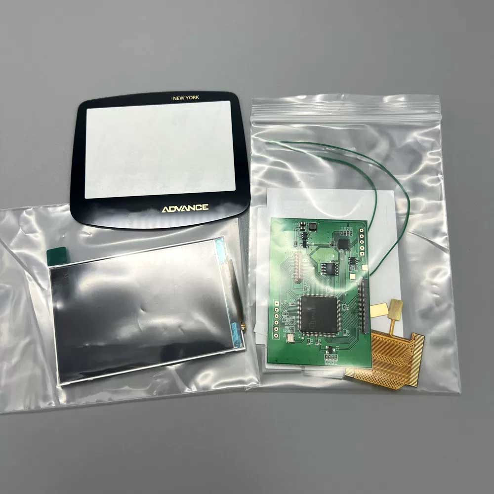 2022 3.0GBA high brightness GAMEBOY ADVANCE IPS LCD screen point-to-point display without shell cutting