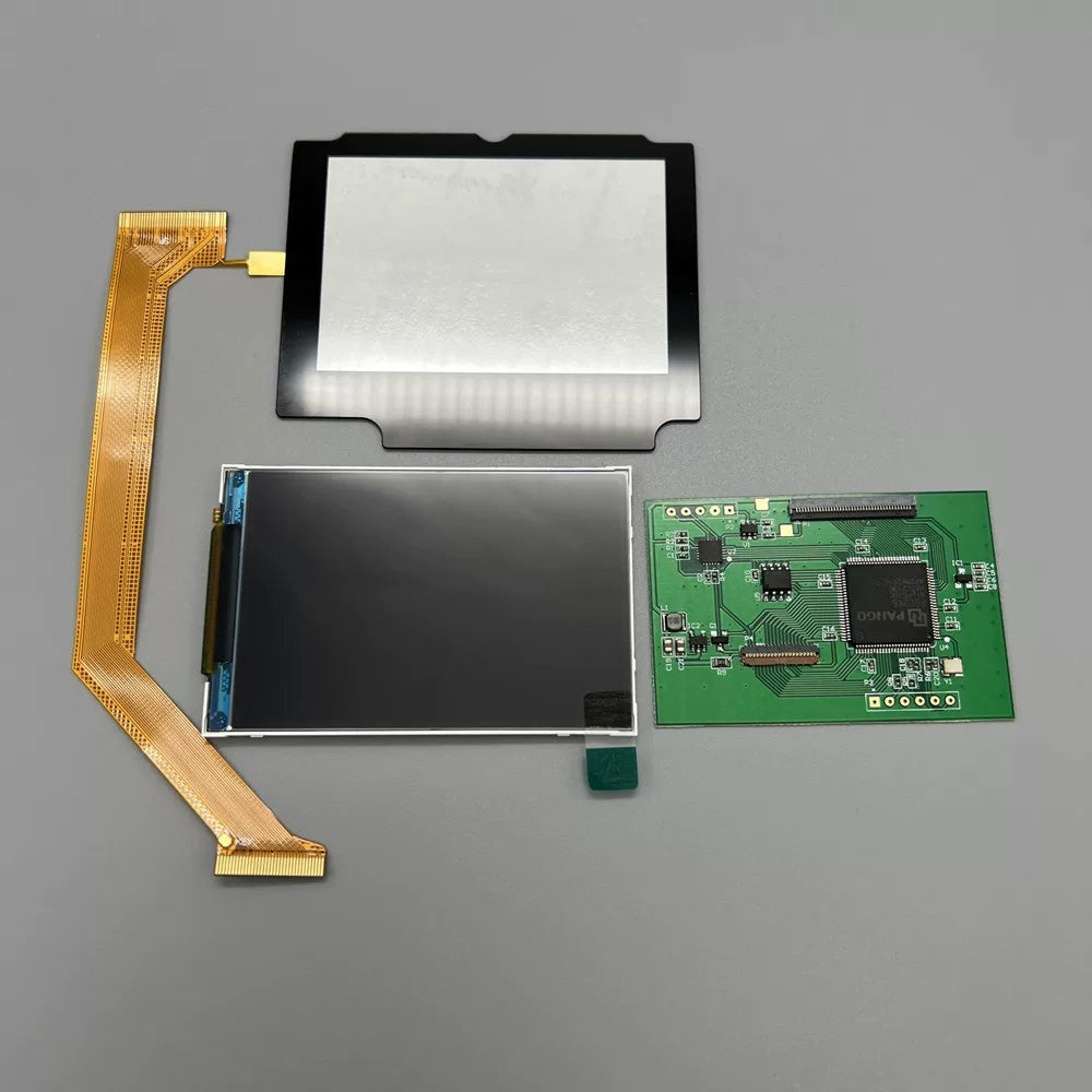 High brightness GBASP LCD screen IPS high-resolution original case, no need for shell cutting, supports analog B screen