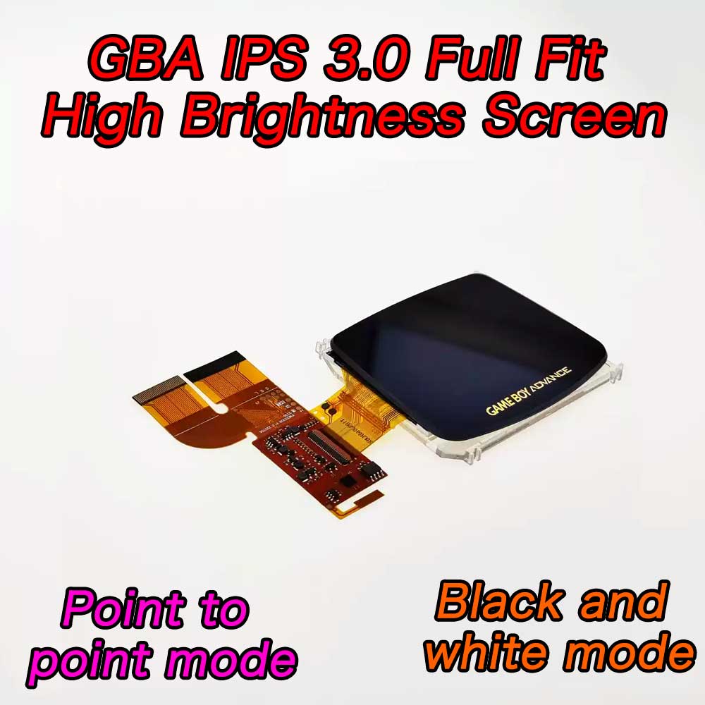 Gameboy IPS Full Fit Screen Upgrade Kit Supports Backlight Point to Point Support
