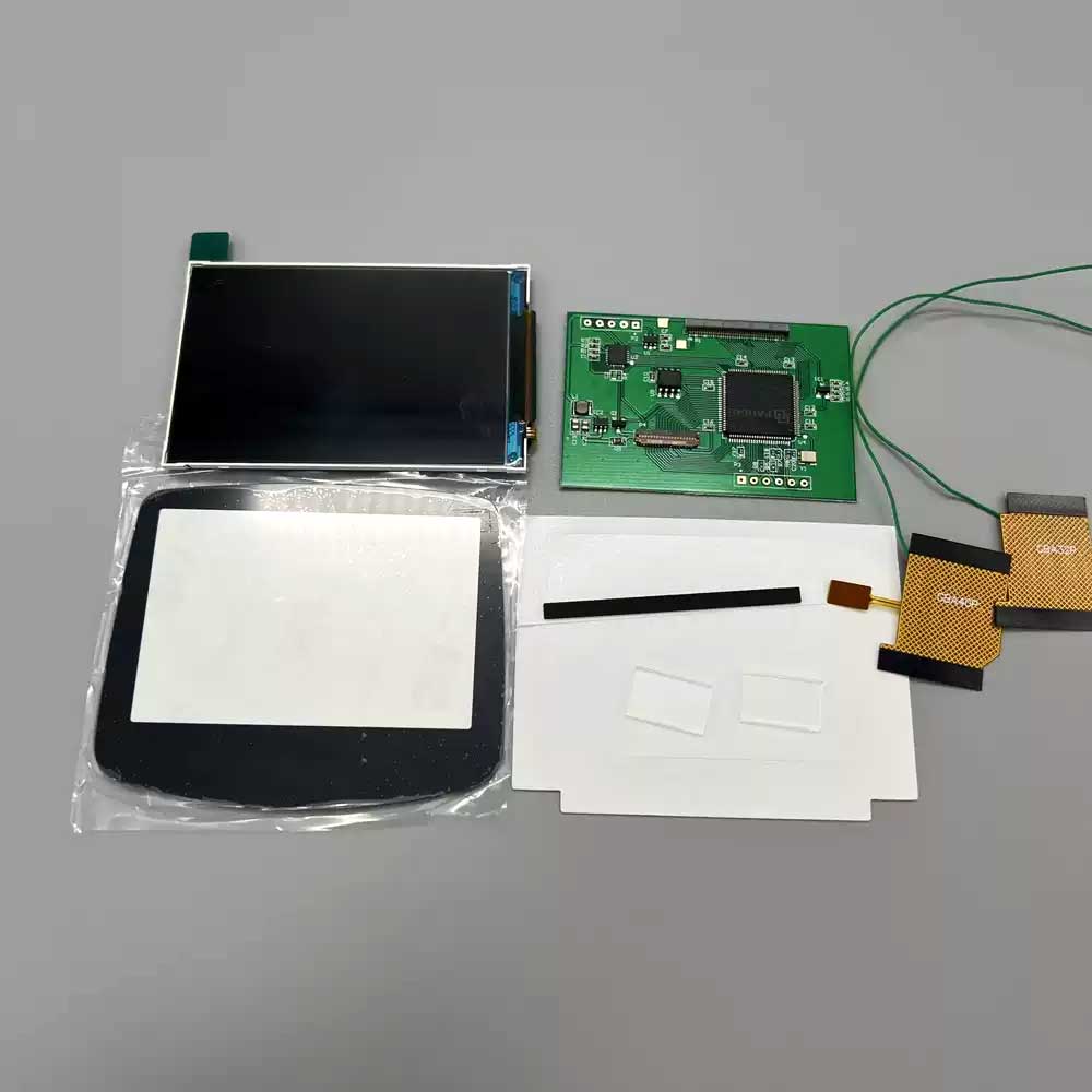 2022 3.0GBA high brightness GAMEBOY ADVANCE IPS LCD screen point-to-point display without shell cutting