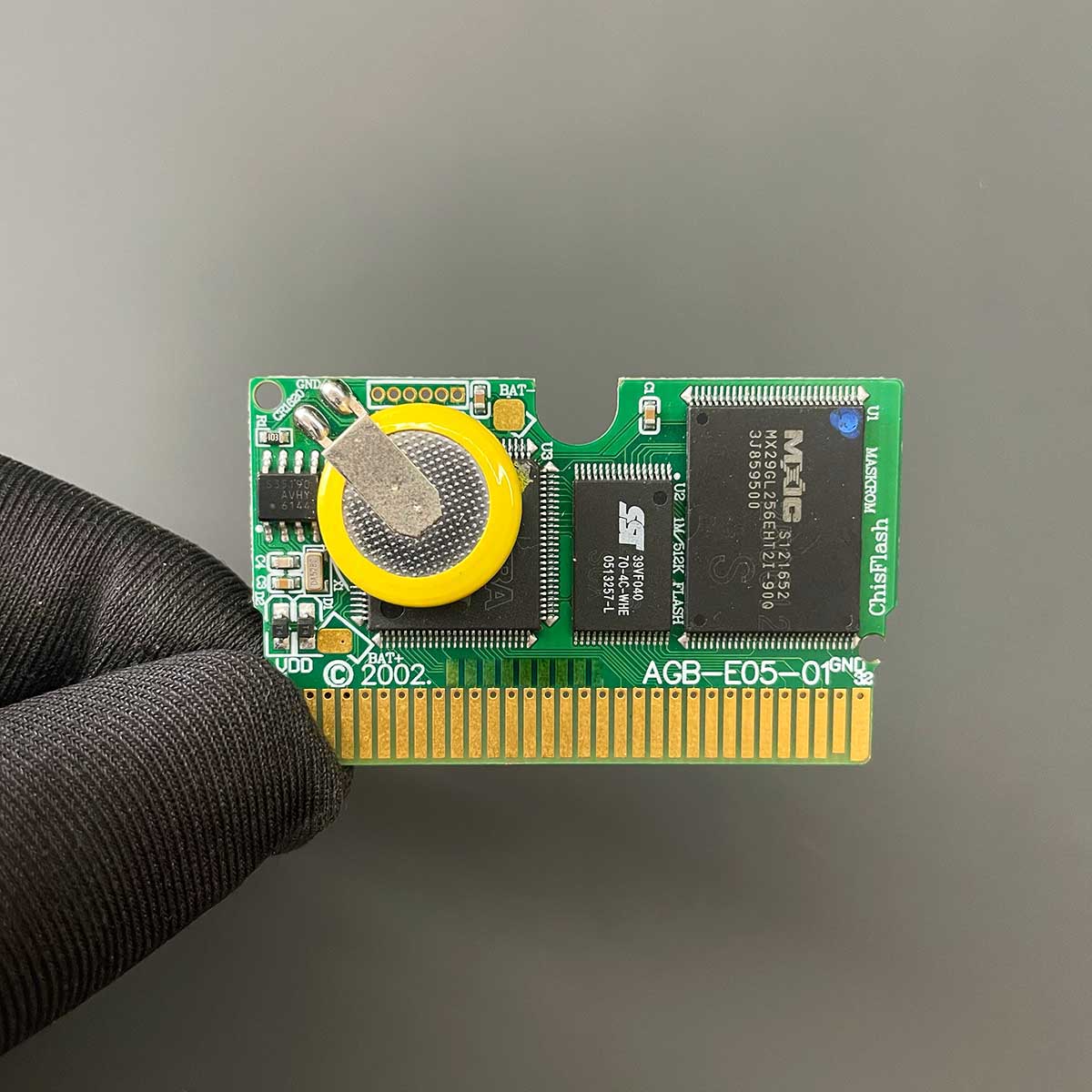Customized Game Card Rtc Real Clock green Game Cartridge for GBA