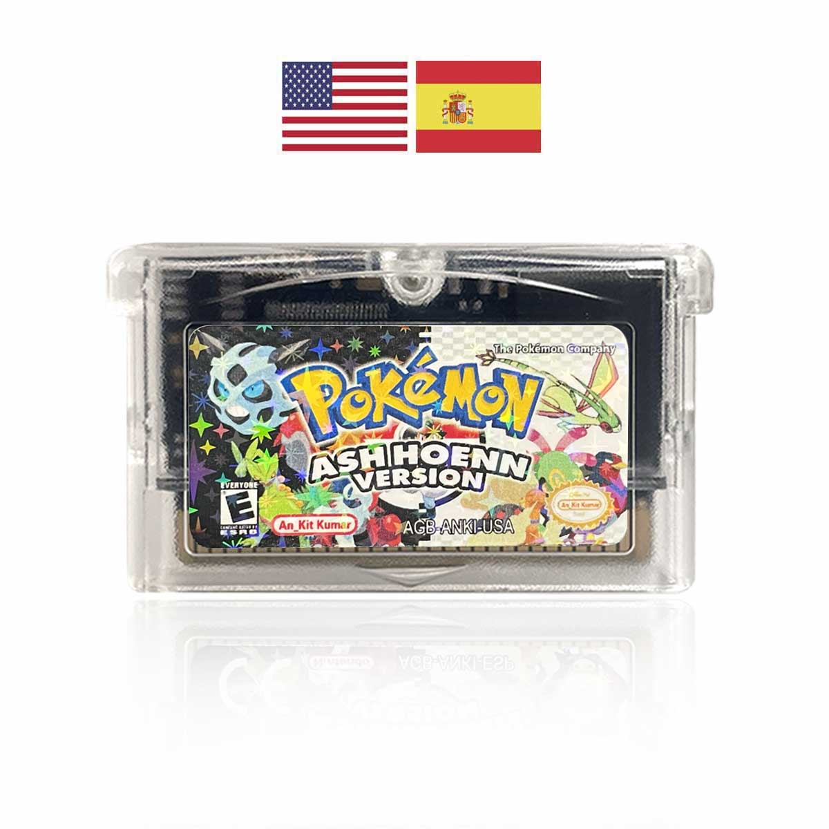 USA ESP Pokemon ASH HOENN For GBA