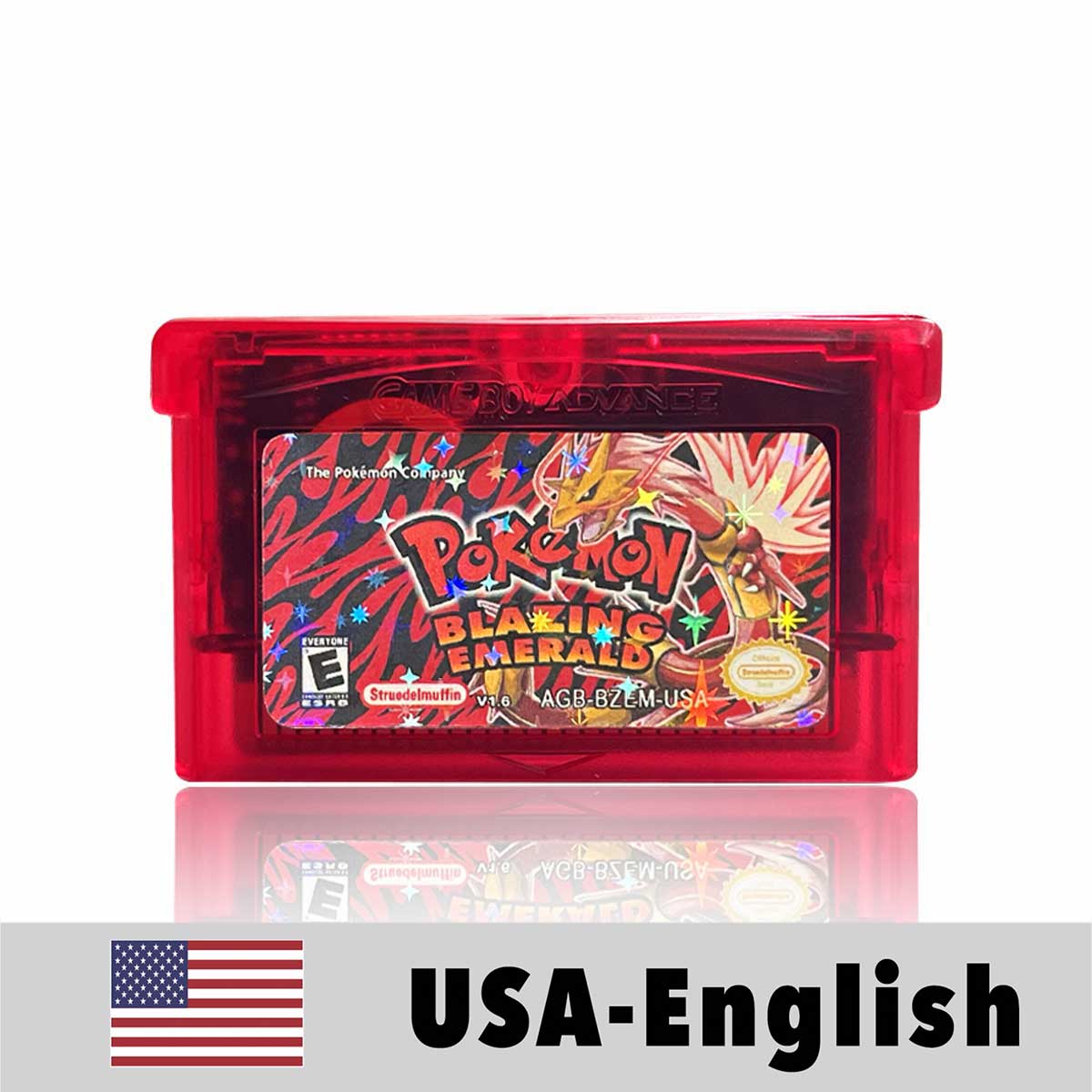 USA Pokemon BLAZING EMERALD v1.6 For GBA