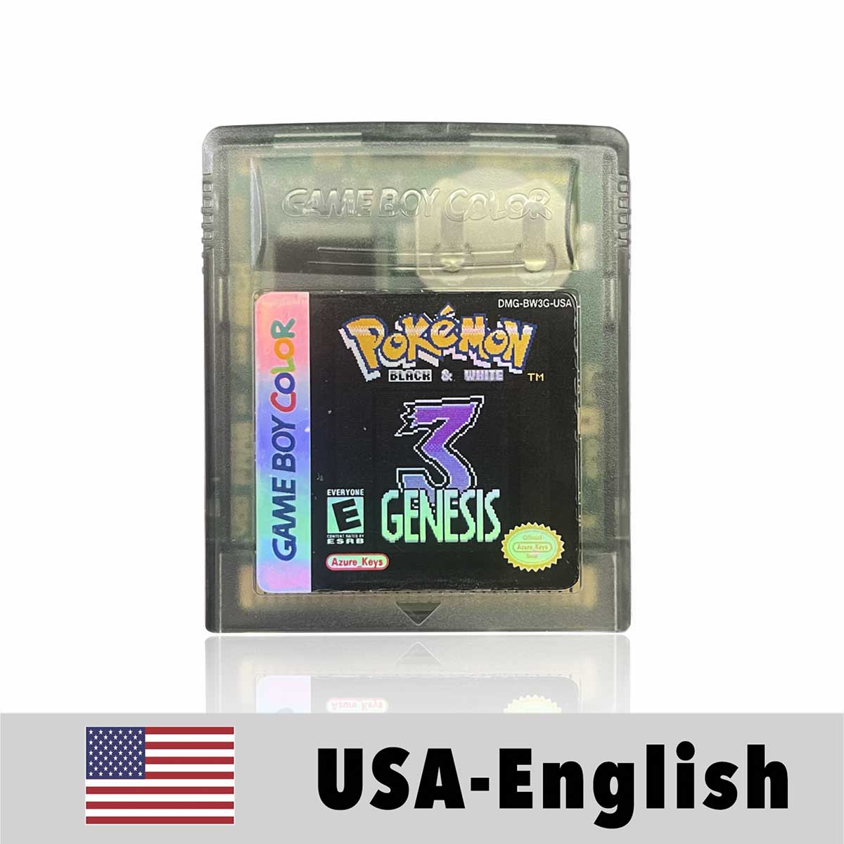 USA Pokemon Black and White 3 For GBC