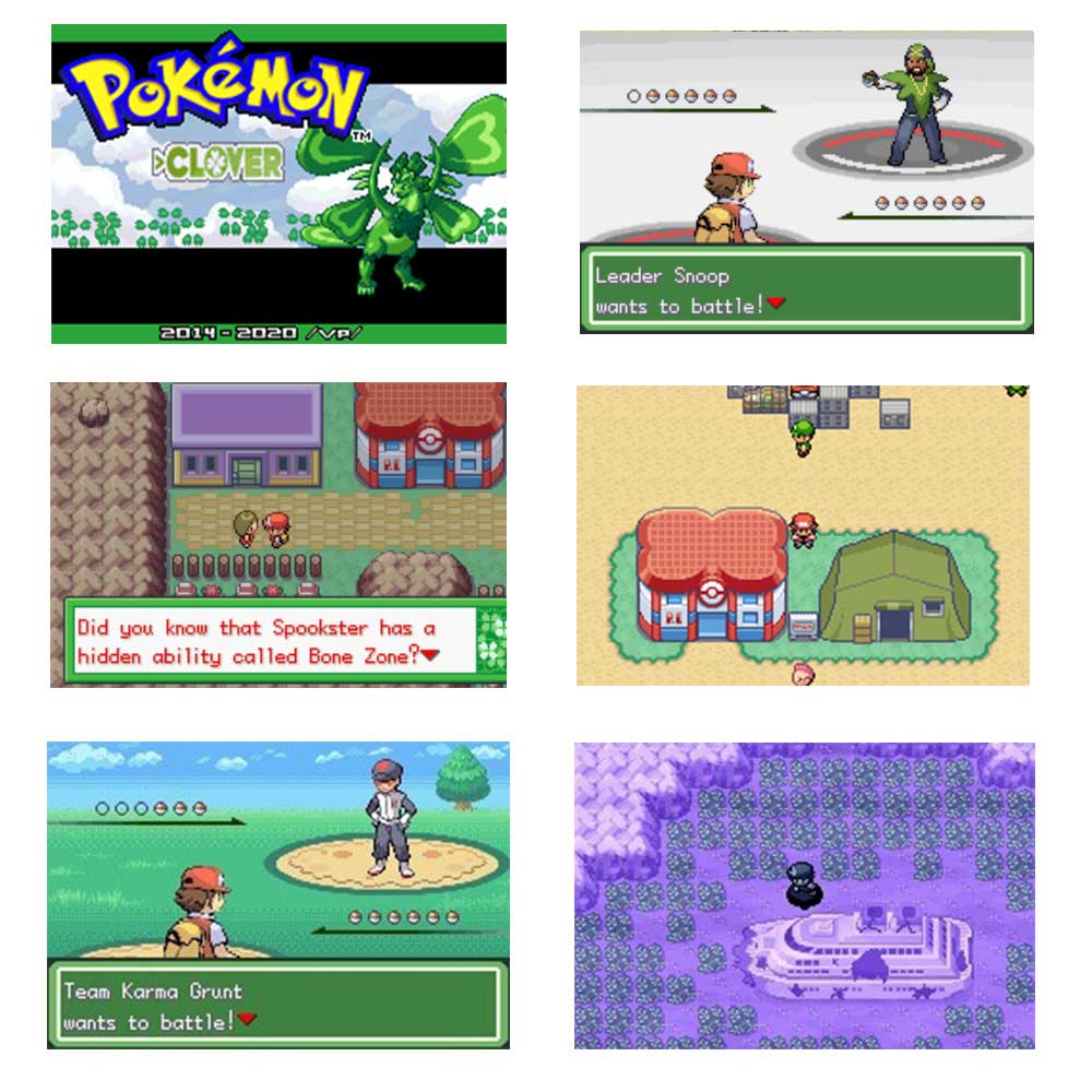USA Pokemon CLOVER v1.3.3 For GBA