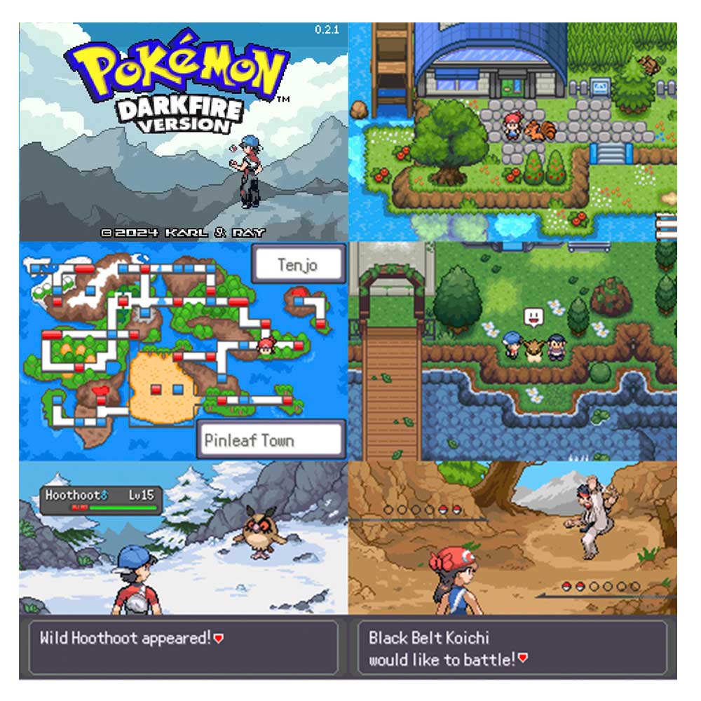 USA Pokemon DARK FIRE For GBA