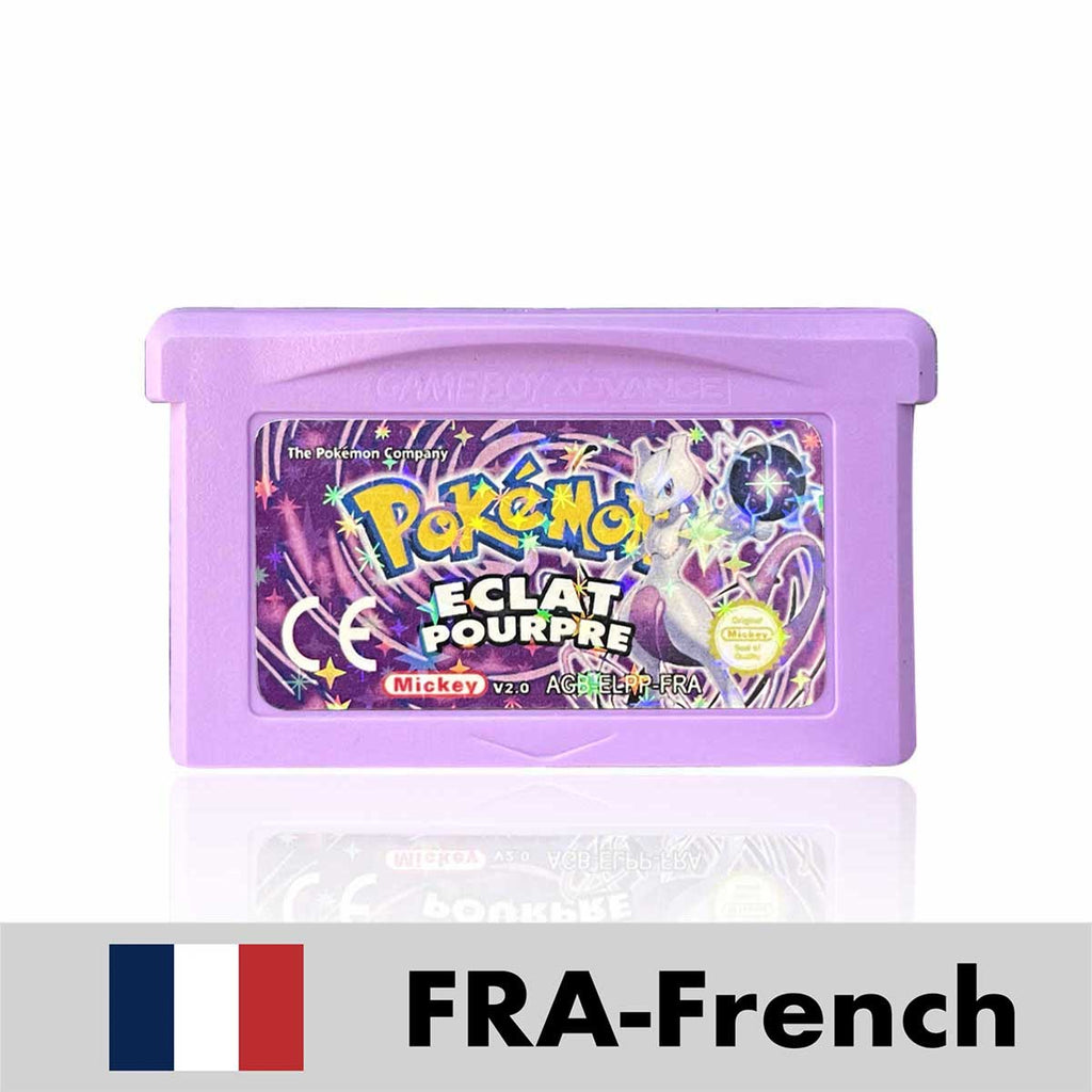 FRA French Pokemon ECLAT POURPRE  For GBA