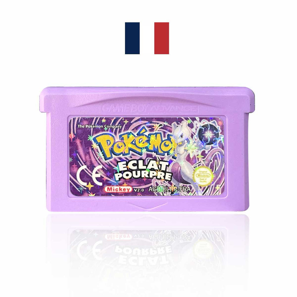 FRA French Pokemon ECLAT POURPRE  For GBA