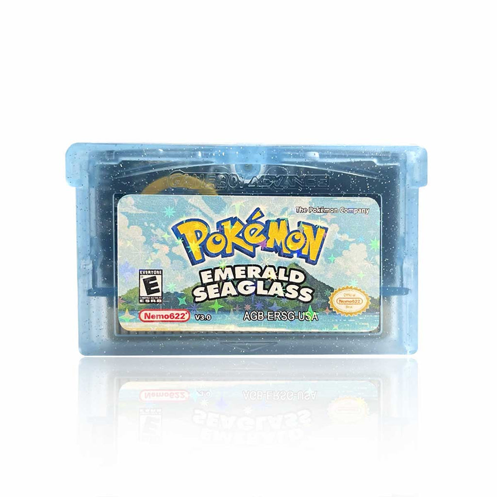 USA Pokemon EMERALD SEAGLASS v3.0 For GBA