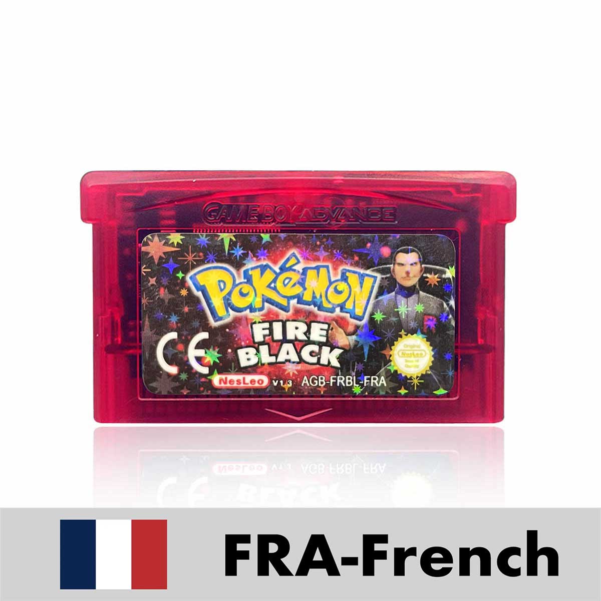 FRA French Pokemon FIRE BLACK v1.3 For GBA