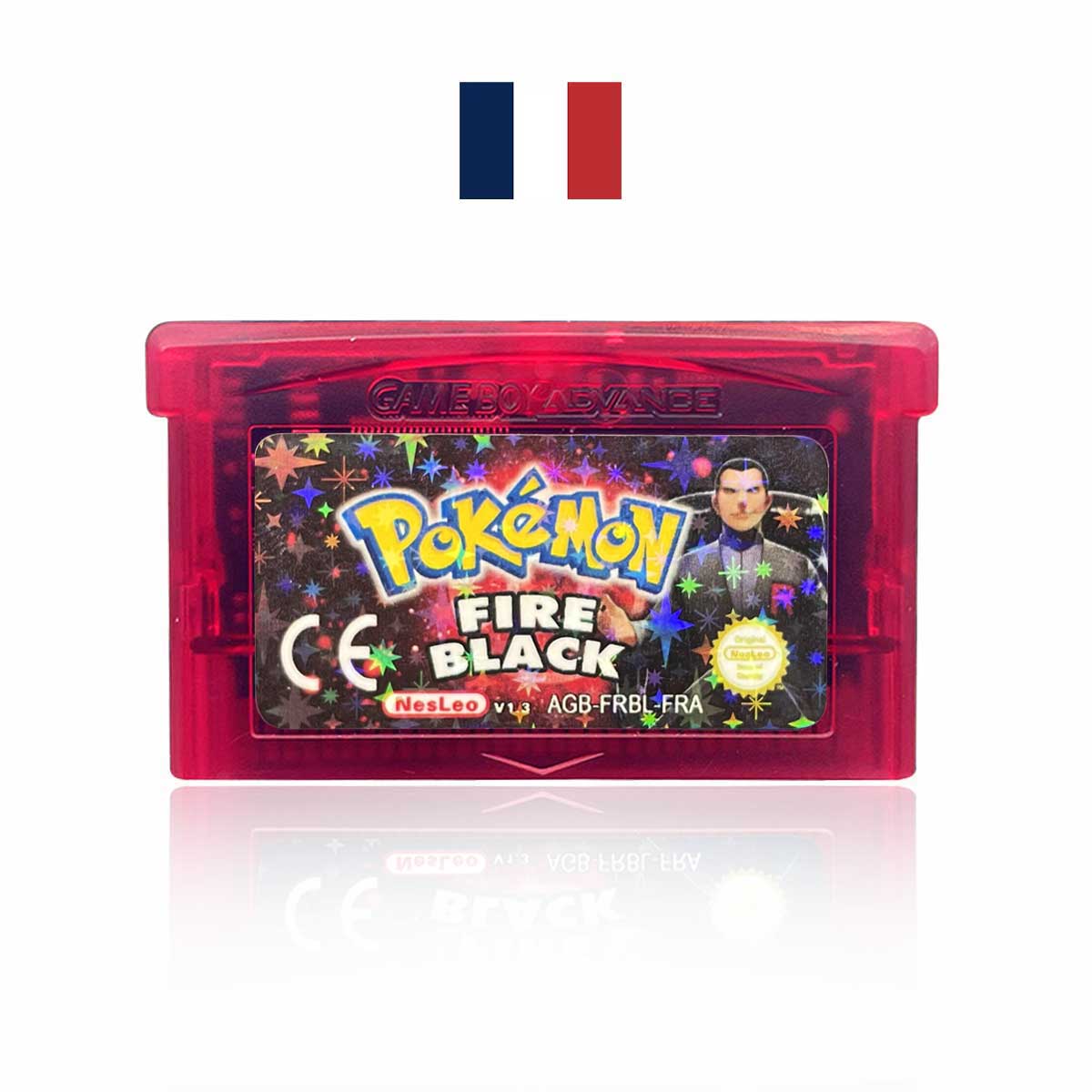 FRA French Pokemon FIRE BLACK v1.3 For GBA