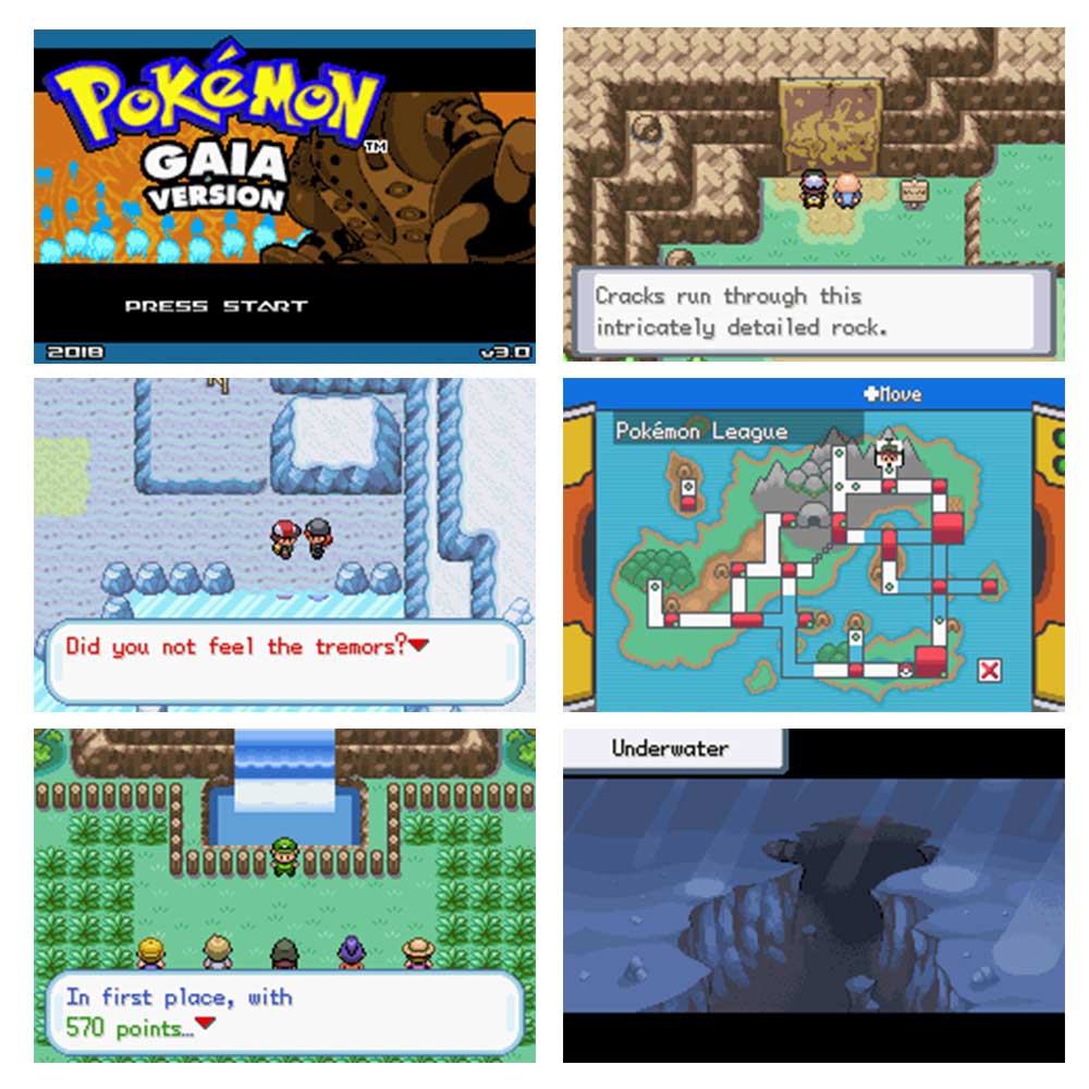 USA ESP Pokemon GAIA v3.2 For GBA