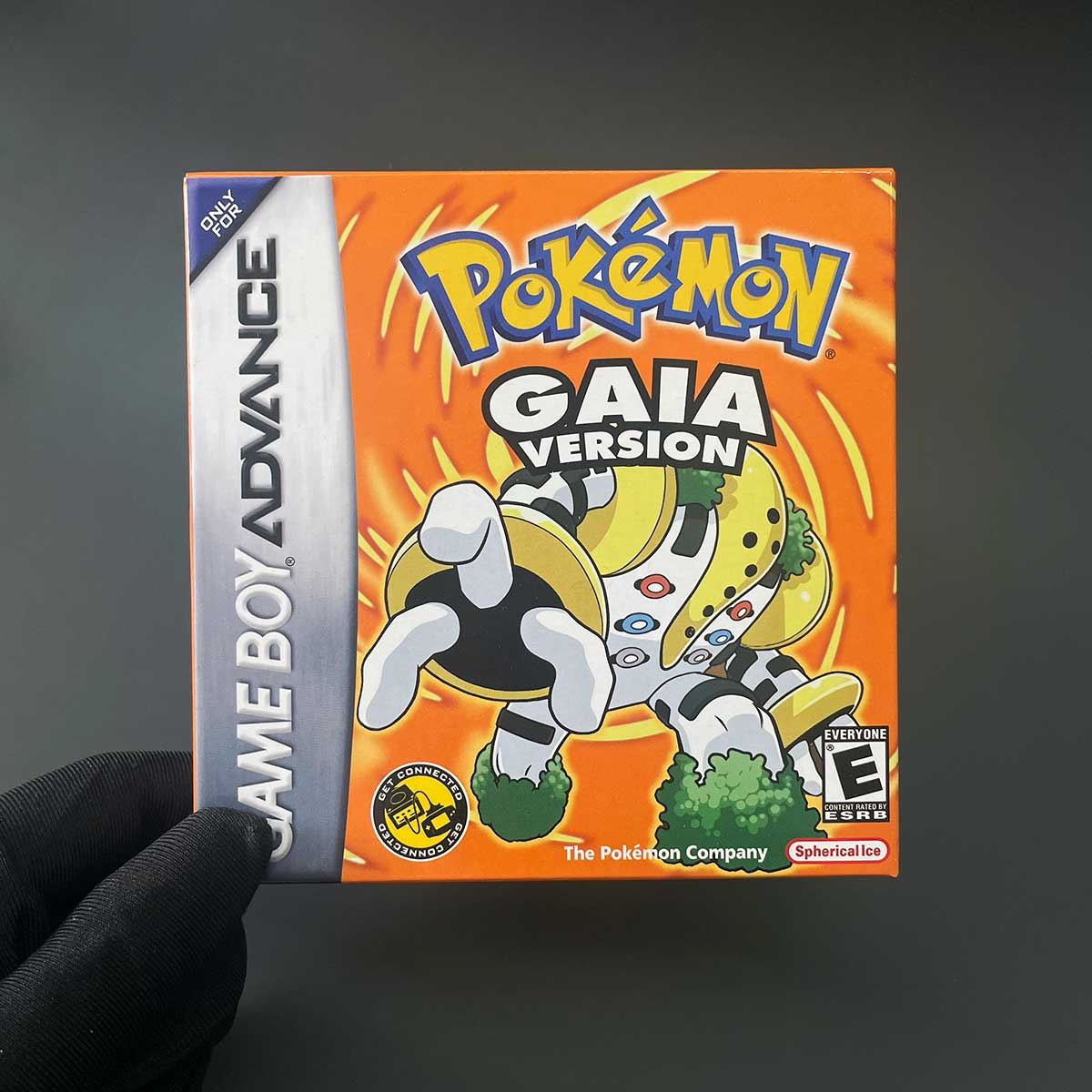 USA ESP Pokemon GAIA v3.2 cart box For GBA