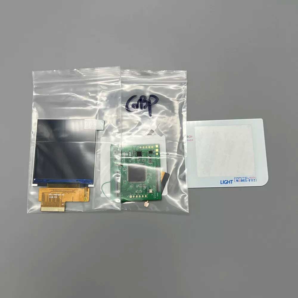 2.6-inch GBP IPS LCD screen with high brightness GBP original screen size, easy installation, gameboy pocket backlight