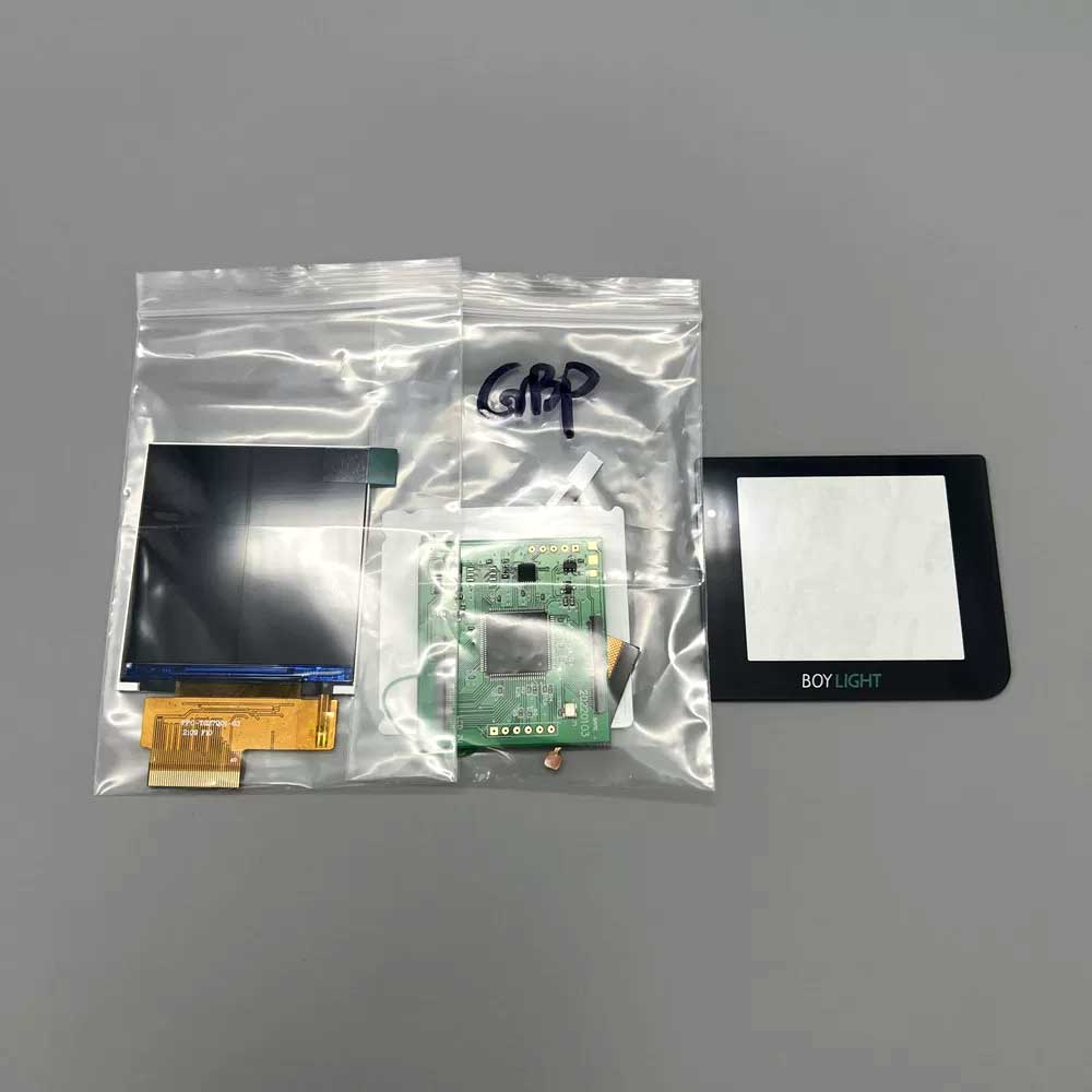 2.6-inch GBP IPS LCD screen with high brightness GBP original screen size, easy installation, gameboy pocket backlight