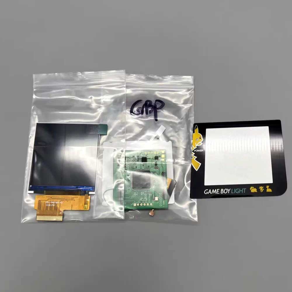 2.6-inch GBP IPS LCD screen with high brightness GBP original screen size, easy installation, gameboy pocket backlight
