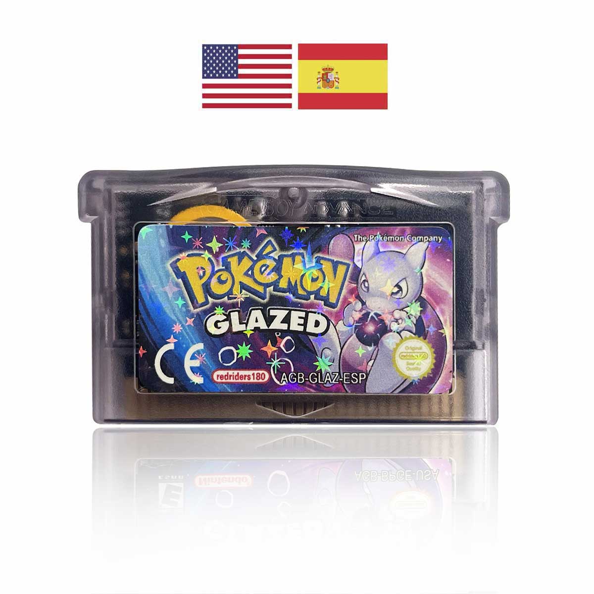 USA ESP Pokemon GLAZED cart box tray For GBA