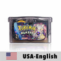 USA ESP Pokemon GLAZED For GBA