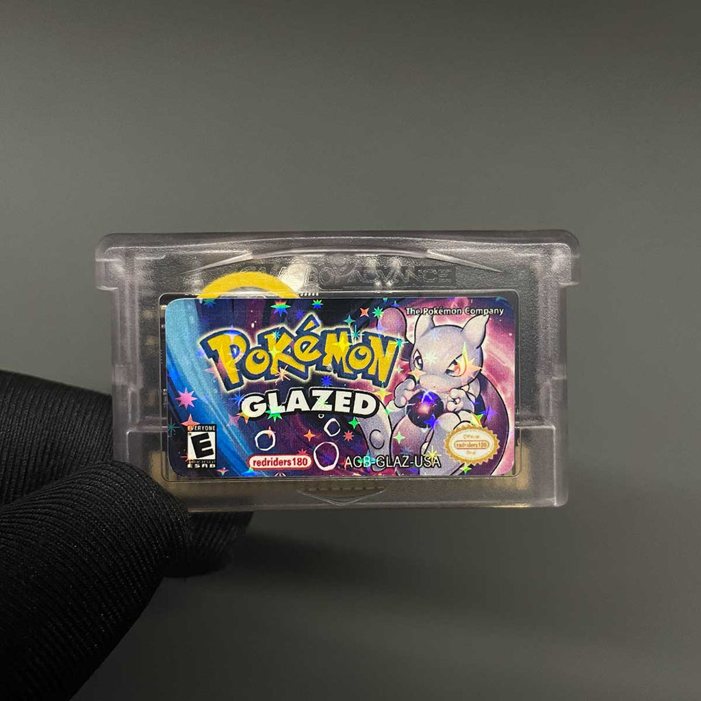 USA ESP Pokemon GLAZED For GBA