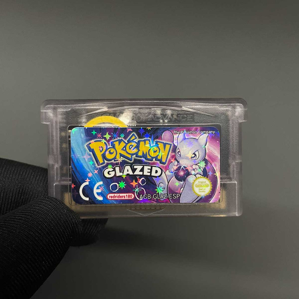 USA ESP Pokemon GLAZED For GBA