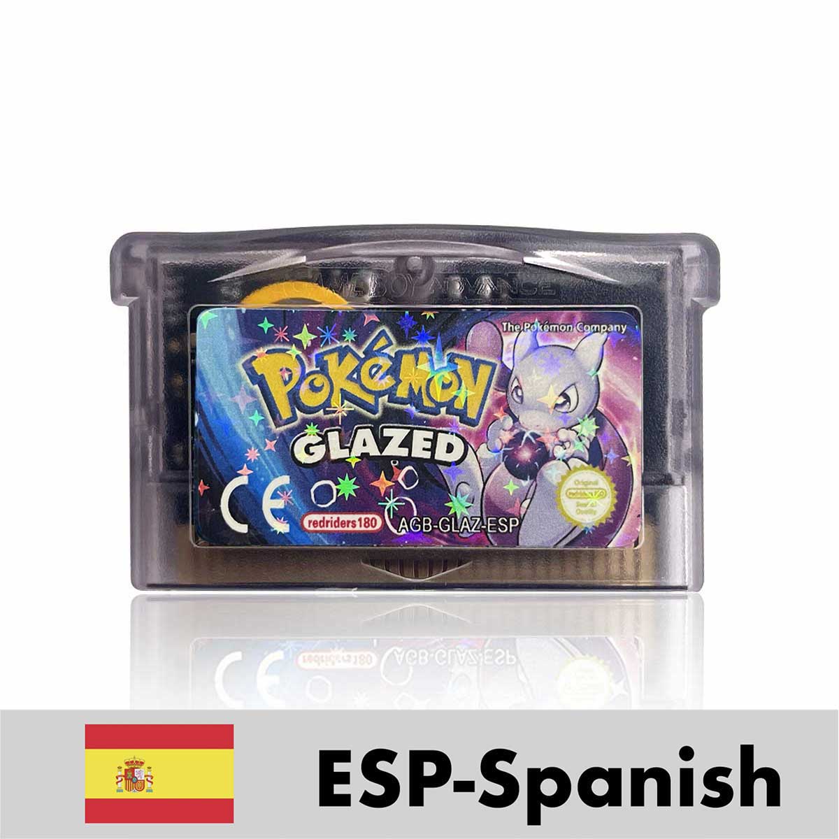 USA ESP Pokemon GLAZED For GBA
