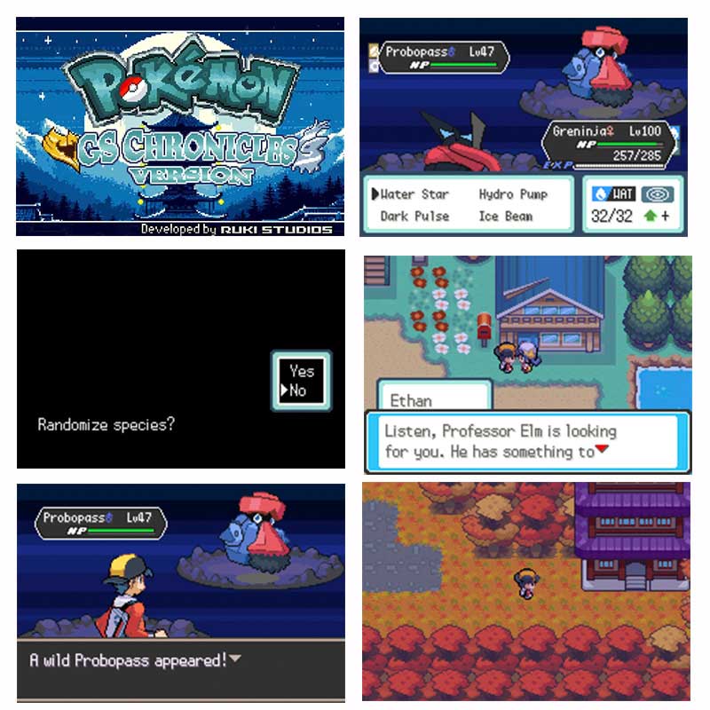 USA Pokemon GS CHRONICLES v2.7.6 For GBA
