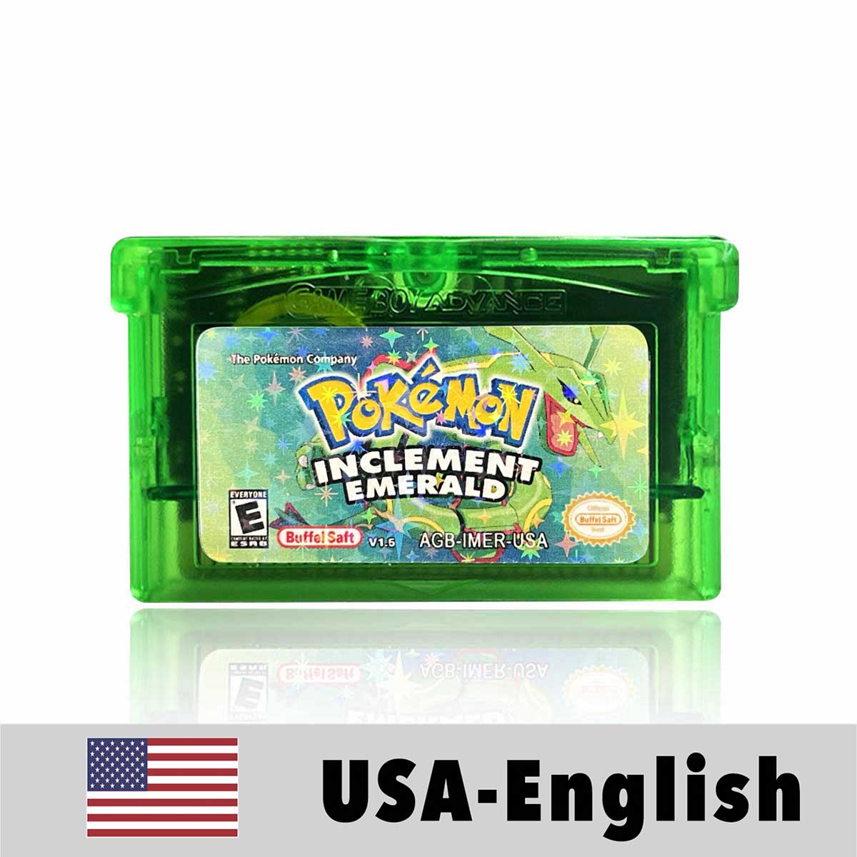 USA Pokemon INCLEMENT EMERALD v1.5 For GBA