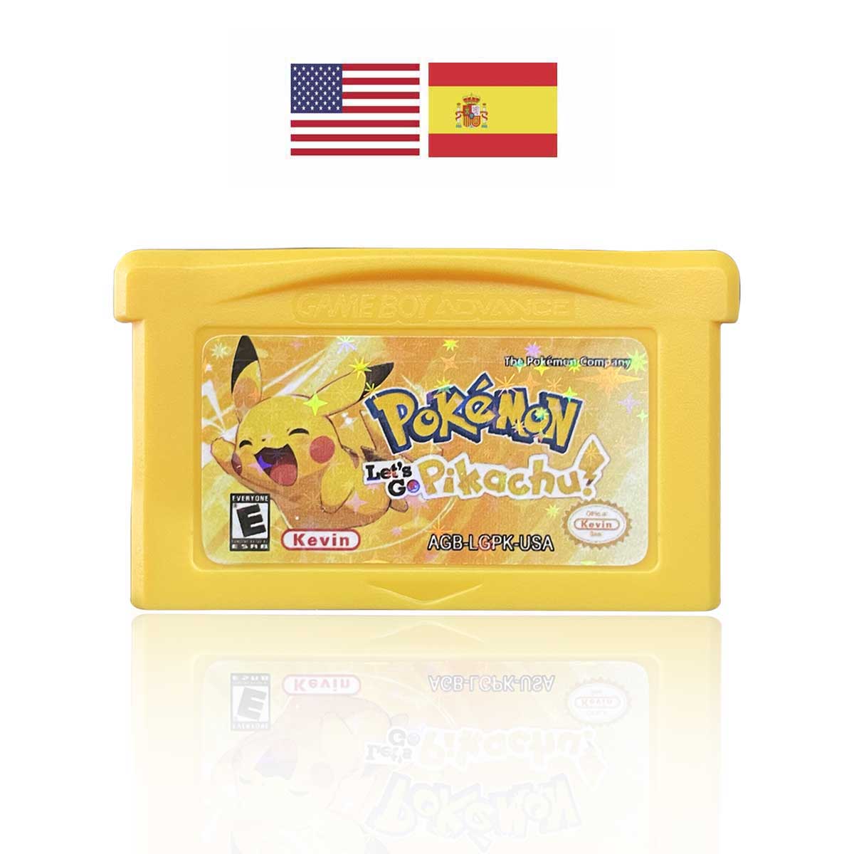 USA ESP Pokemon Let's Go pikachu For GBA