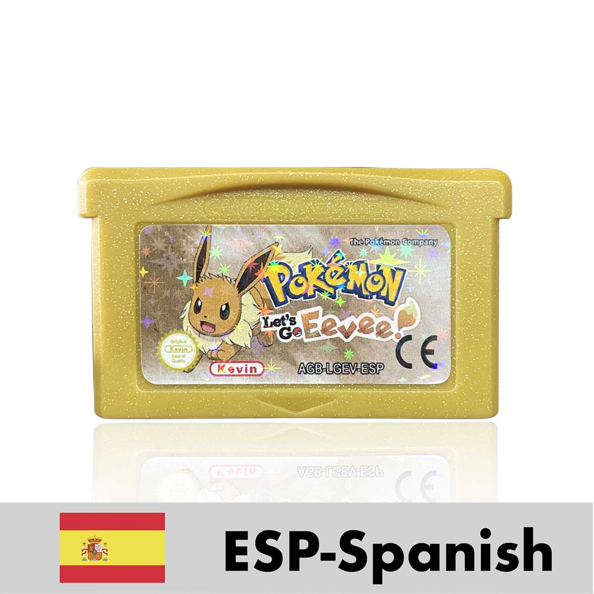 USA ESP Pokemon Let's Go Eevee For GBA