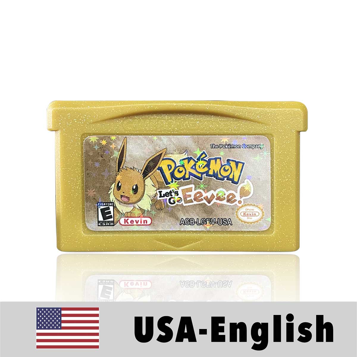 USA ESP Pokemon Let's Go Eevee For GBA
