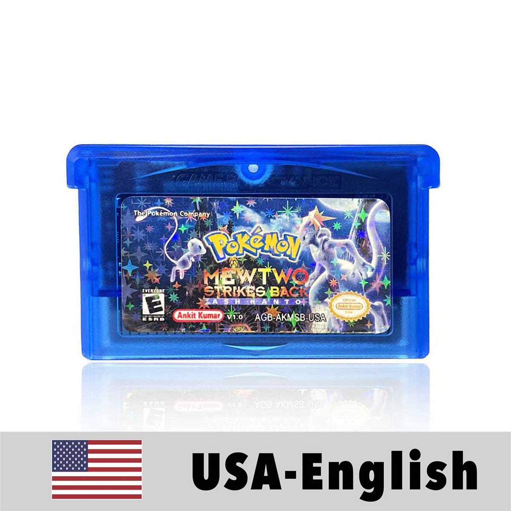 USA Pokemon MEWTWO STRIKES BACK v1.0 For GBA