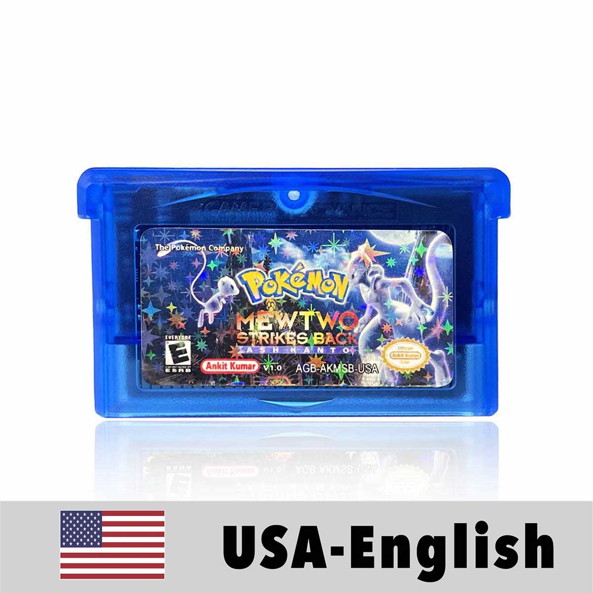 USA Pokemon MEWTWO STRIKES BACK v1.0 For GBA