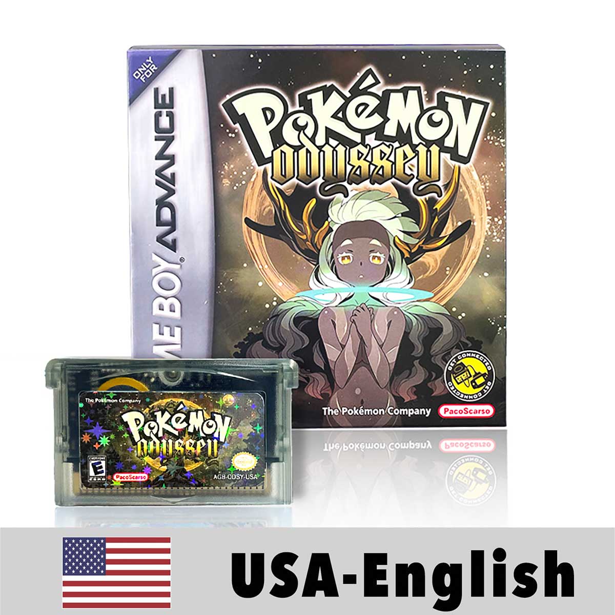 USA Pokemon ODYSSEY v 4.1 cart box For GBA