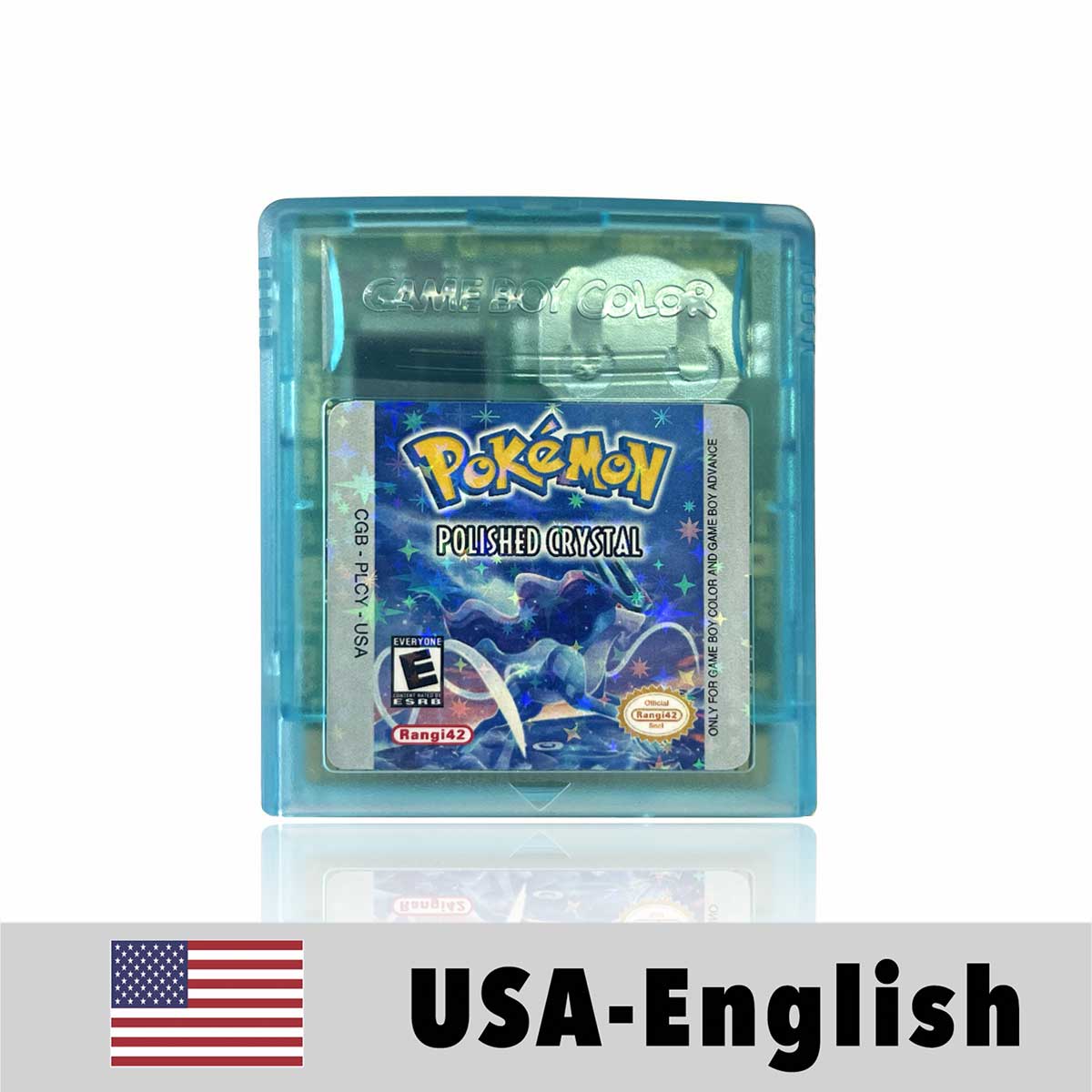 USA Pokemon POLISHED CRYSTAL For GBC