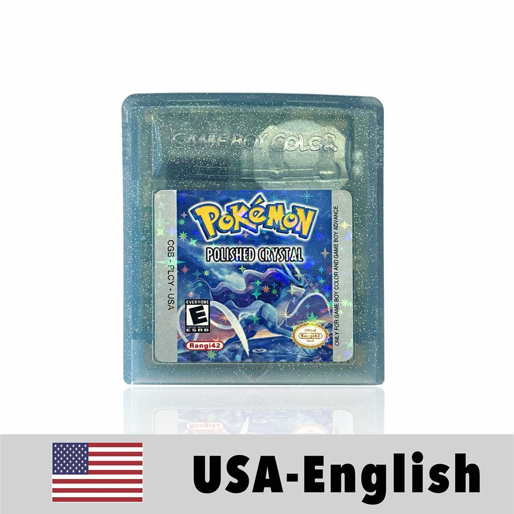 USA Pokemon POLISHED CRYSTAL For GBC