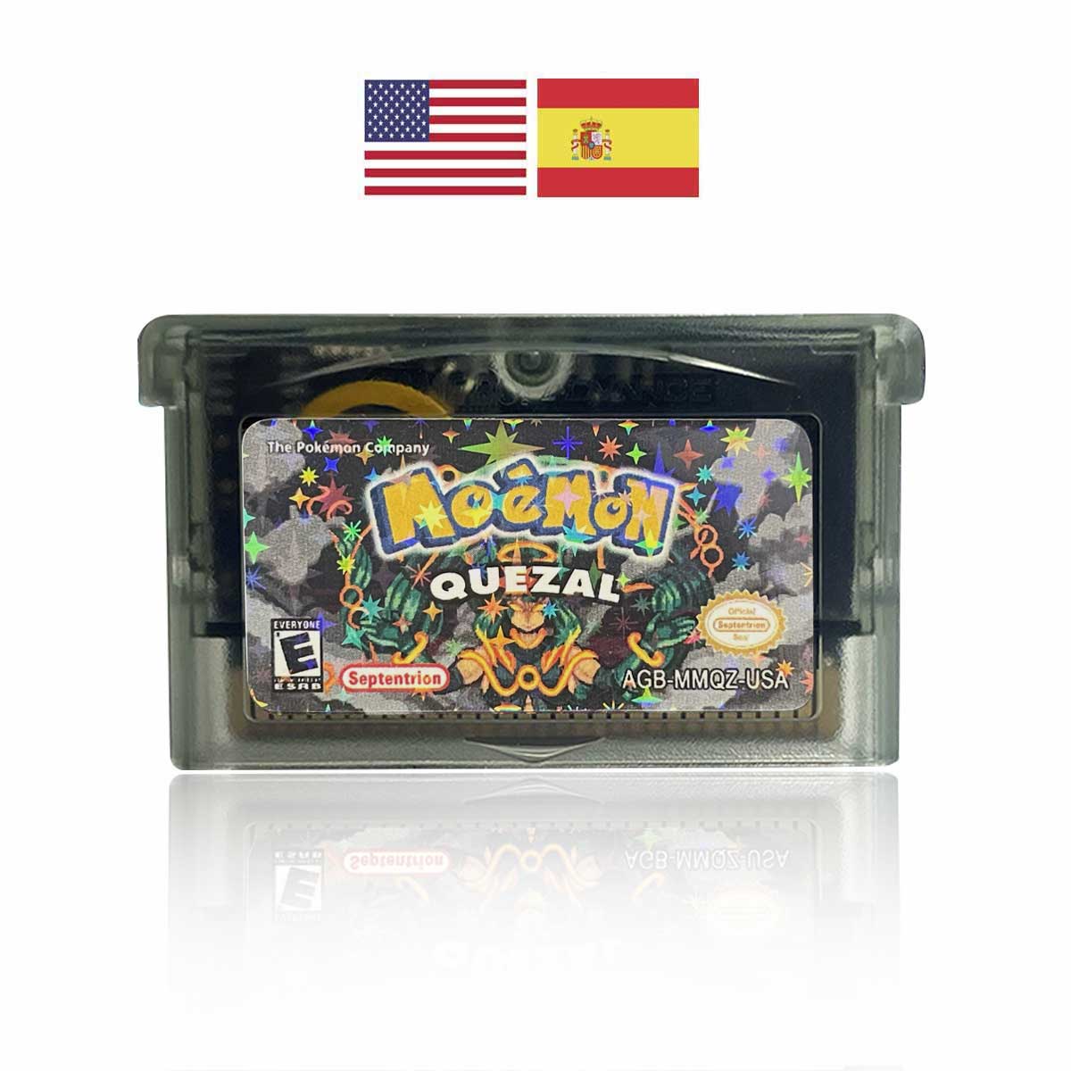 USA ESP Pokemon Moemon QUEZAL For GBA