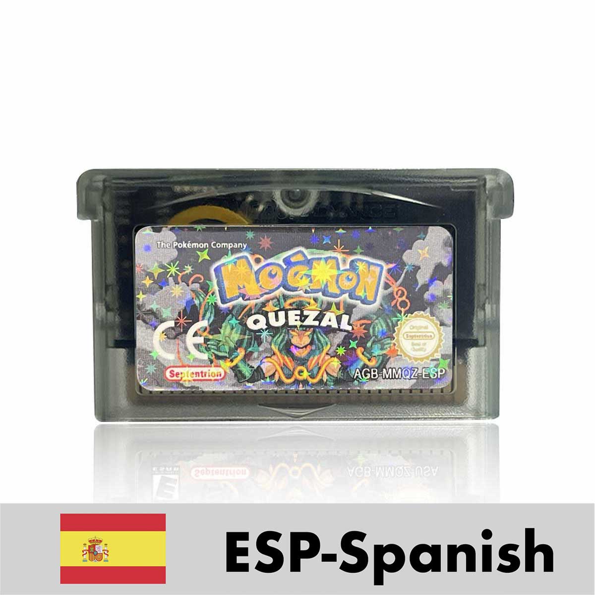 USA ESP Pokemon Moemon QUEZAL For GBA